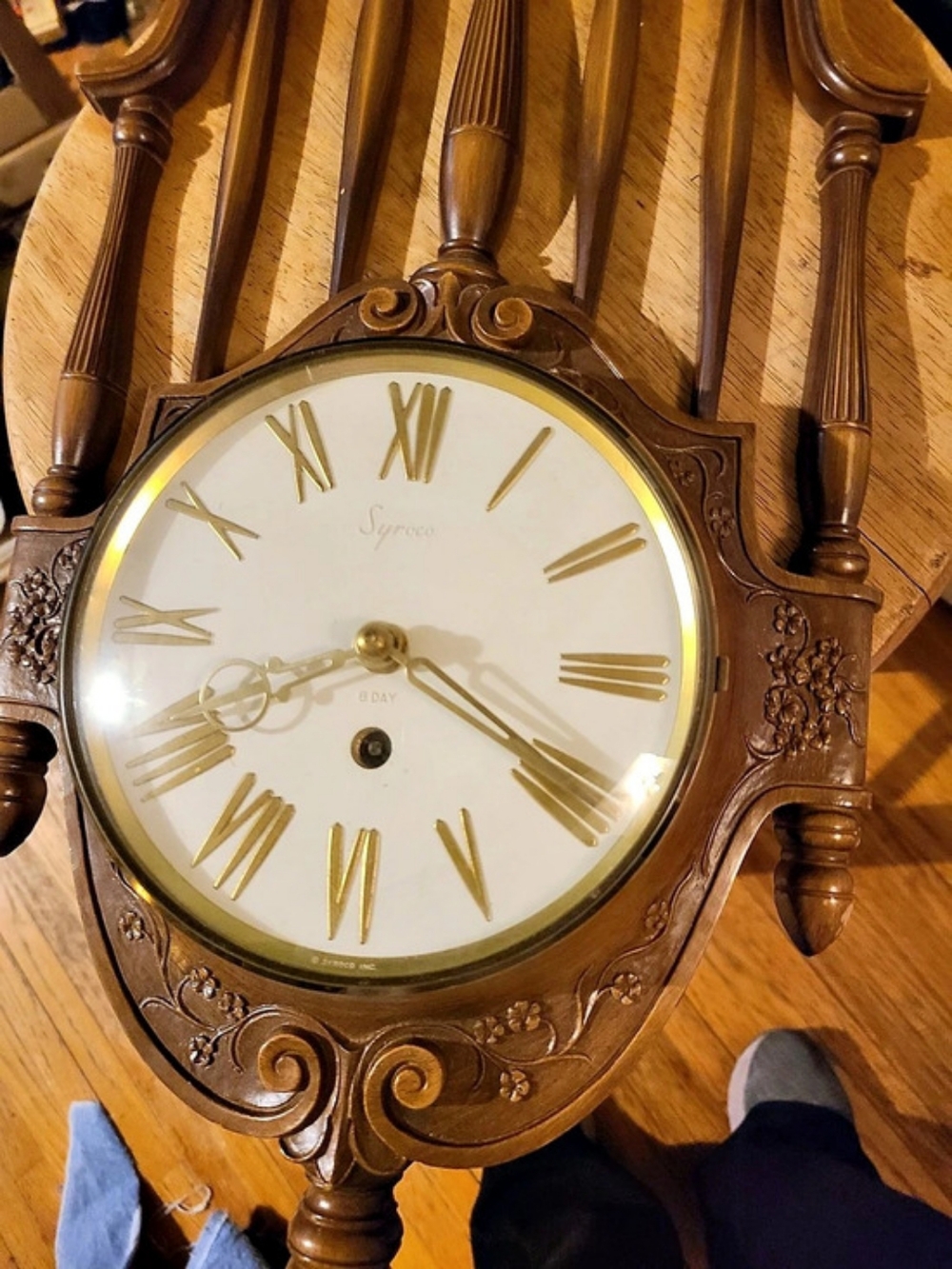 Wall Decor | Old Fashion Eagle Clock For Sale Today | Poshmark
